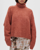 RABENS SALONER - MABEKA FLUFFY KNIT SWEATER - RABENS SALONER 