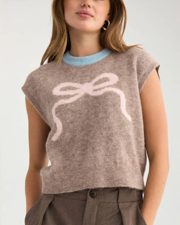 NÜMPH - NURIETTE BOW VEST - NÜMPH