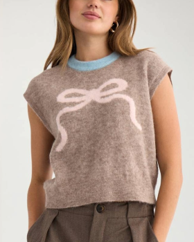 NURIETTE BOW VEST - NÜMPH NURIETTE BOW VEST - NÜMPH