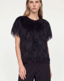 MOS MOSH - Bluse brim oss faux fur tee - Mos Mosh MOS MOSH - Bluse brim oss faux fur tee - Mos Mosh