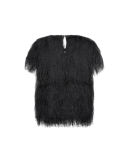 MOS MOSH - Bluse brim oss faux fur tee - Mos Mosh MOS MOSH - Bluse brim oss faux fur tee - Mos Mosh