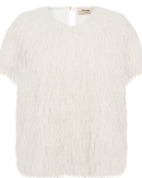 MOS MOSH - Bluse brim oss faux fur tee - Mos Mosh MOS MOSH - Bluse brim oss faux fur tee - Mos Mosh